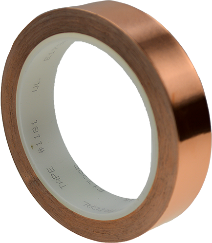 3M 1181 Kupferfolien EMI Abschirmband 16,5m per Rolle 3M 1181 Kupferfolien EMI Abschirmband 16,5m per Rolle