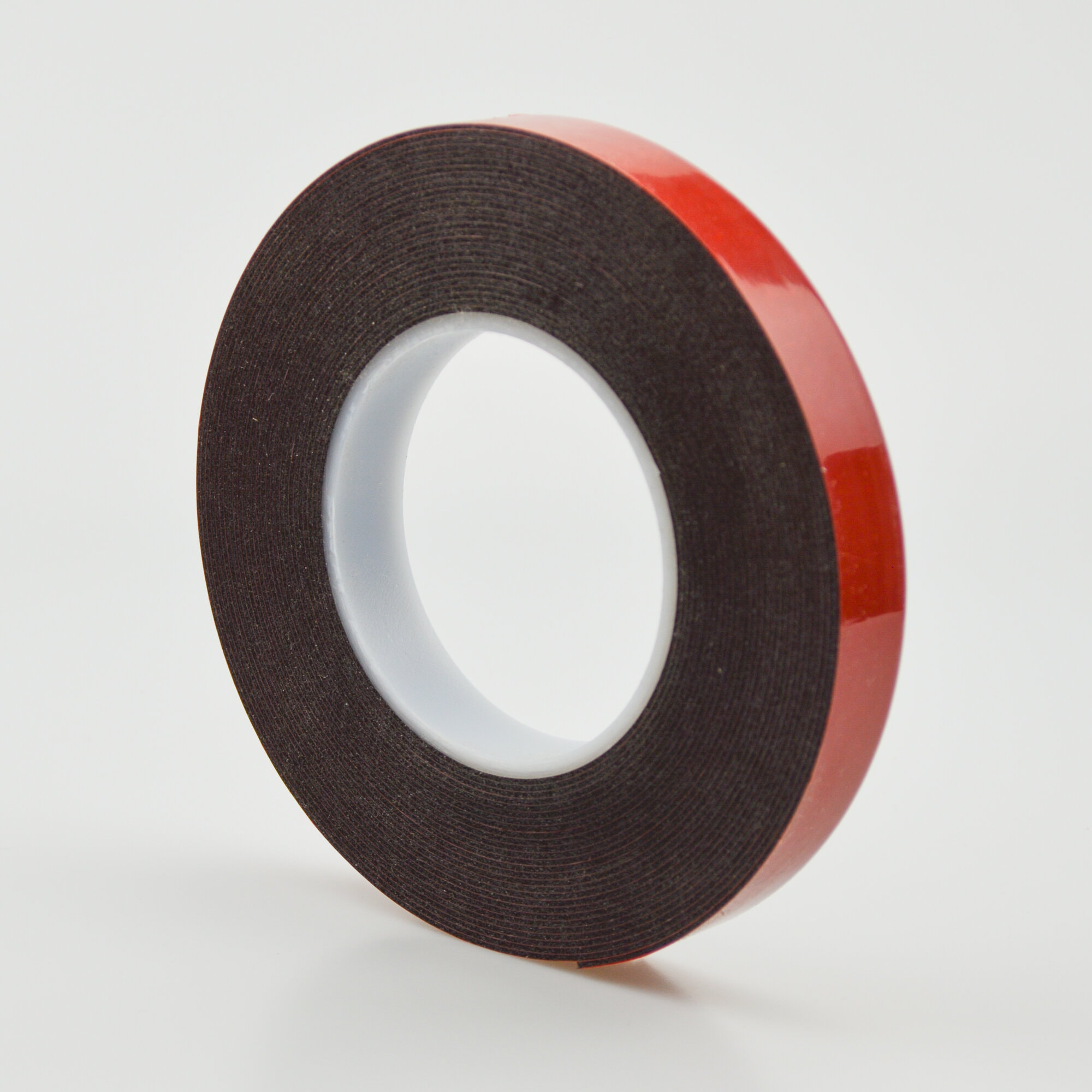 1957_0054 Montageband Spiegelband schwarz 1mm dick Doppelseitiges PE Schaumstoff Klebeband